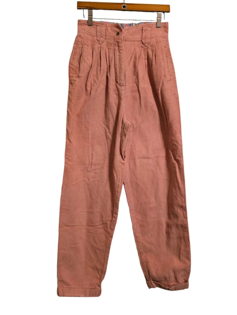 Vintage | Pink Ribbed Corduroy Pants